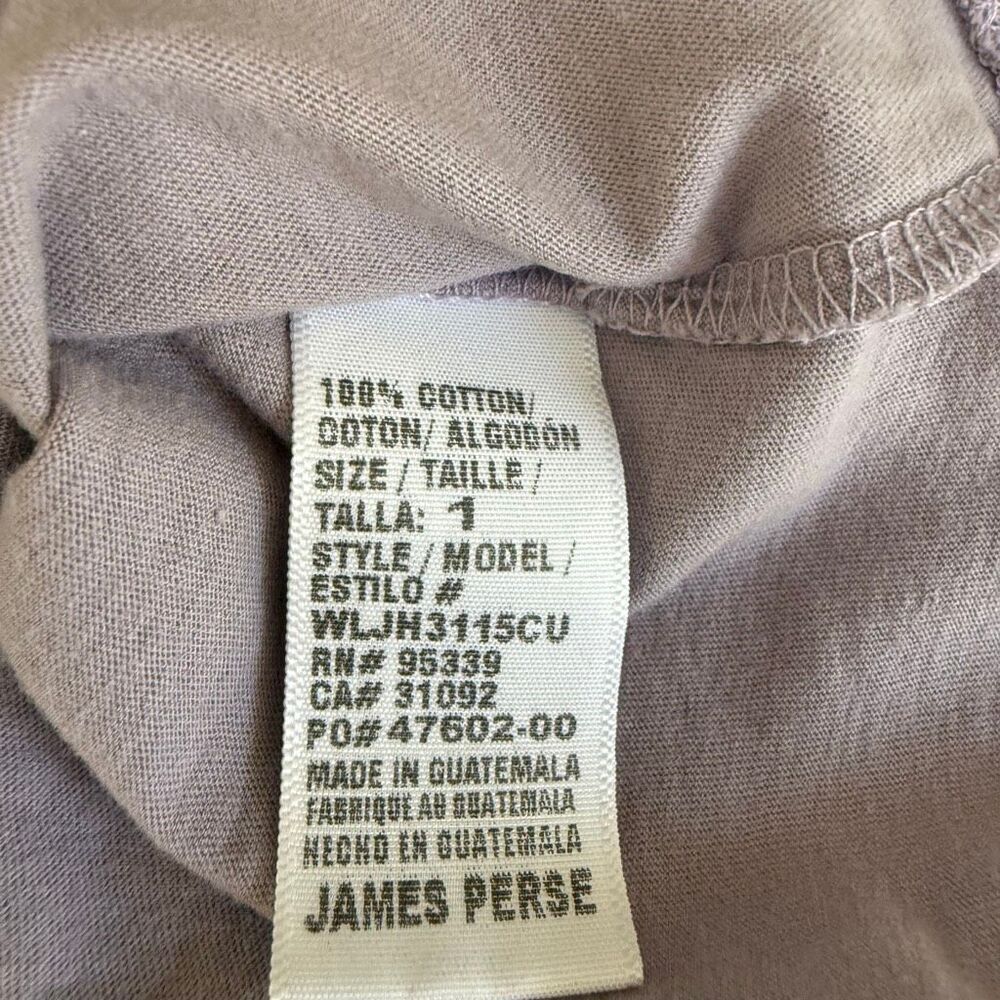 James Perse 100% cotton v-neck tank in iris color size 1/S NWT - Picture 5 of 7